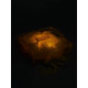 Коробка подарочная пластиковая с тишью и гирляндой Present, 20×18×5 см