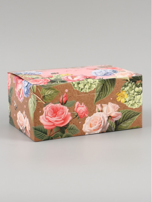 Коробка подарочная самосборная For you, 22×15×10 см