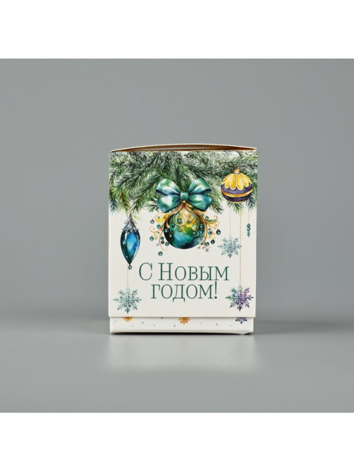 Бонбоньерка новогодняя «С новым годом», 6×7×6 см