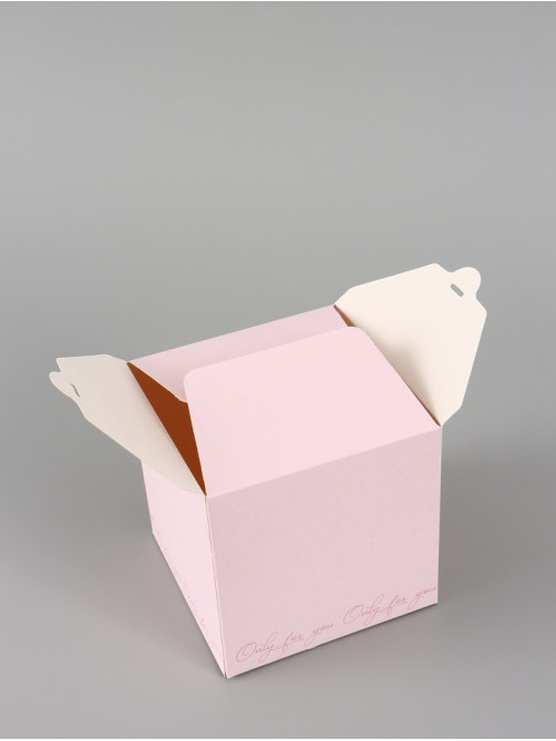 Коробка подарочная складная Only for you, 12×12×12 см