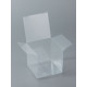 Складная коробка из PVC, прозрачная, 7×7×7 см