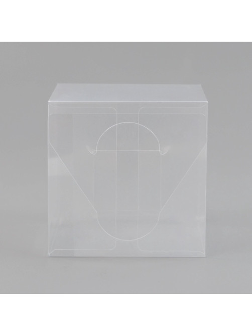 Складная коробка из PVC, прозрачная, 7×7×7 см
