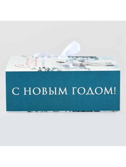 Складная новогодняя коробка-книга «Сказочных моментов», 12×8×4.5 см