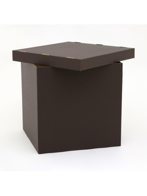 Коробка для воздушных шаров, Чёрная 60×60×60 см