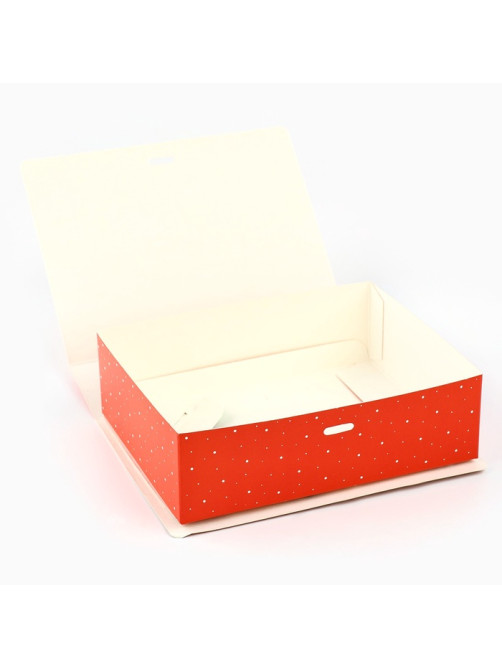 Складная новогодняя коробка-книга «Новогодняя почта», 16.5×12.5×5 см