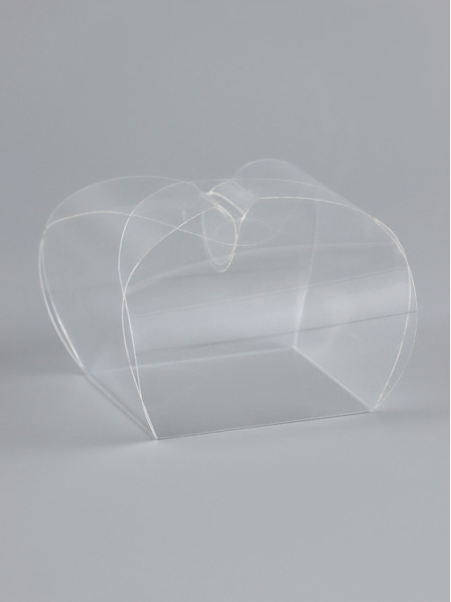 Складная прозрачная коробка из PVC, для упаковки подарков, 4.5×4.5×4.5 см