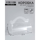 Складная прозрачная коробка из PVC, для упаковки подарков, 9.9×4.9×5.5 см
