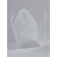 Складная прозрачная коробка из PVC, для упаковки подарков, 4.5×4.5×4.5 см