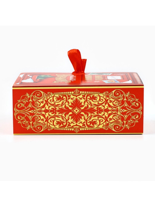 Складная новогодняя коробка-книга «Зимняя почта», 12×8×4.5 см