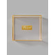 Коробка подарочная пластиковая с тишью и гирляндой Present, 20×18×5 см