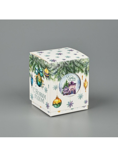 Бонбоньерка новогодняя «С новым годом», 6×7×6 см