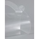 Складная прозрачная коробка из PVC, для упаковки подарков, 9.9×4.9×5.5 см