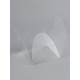 Складная прозрачная коробка из PVC, для упаковки подарков, 6.6×6.6×3 см