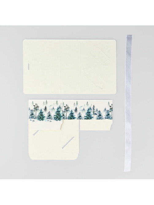 Складная новогодняя коробка-книга «Сказочных моментов», 12×8×4.5 см