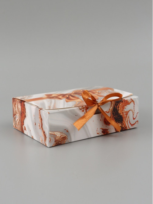 Коробка складная «Золотой бант», 16,5 х 12 х 5 см