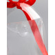 Складная прозрачная коробка из PVC, для упаковки подарков, 11×9×2 см