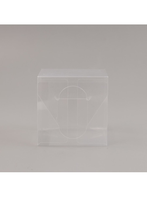 Складная коробка из PVC, прозрачная, 7×7×7 см