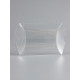 Складная прозрачная коробка из PVC, для упаковки подарков, 9×7×2.5 см