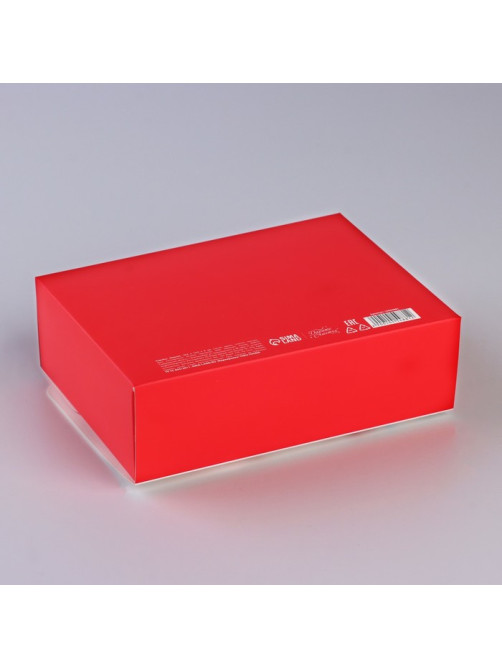 Коробка подарочная новогодняя складная «Новогодние подарки» 16.5×12×5 см