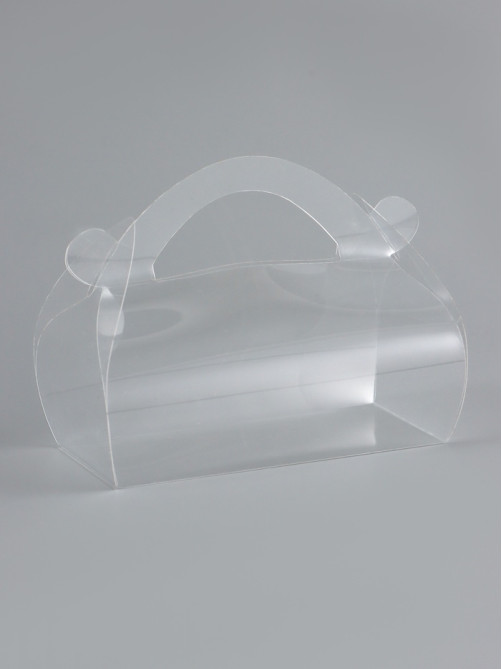 Складная прозрачная коробка из PVC, для упаковки подарков, 9.9×4.9×5.5 см