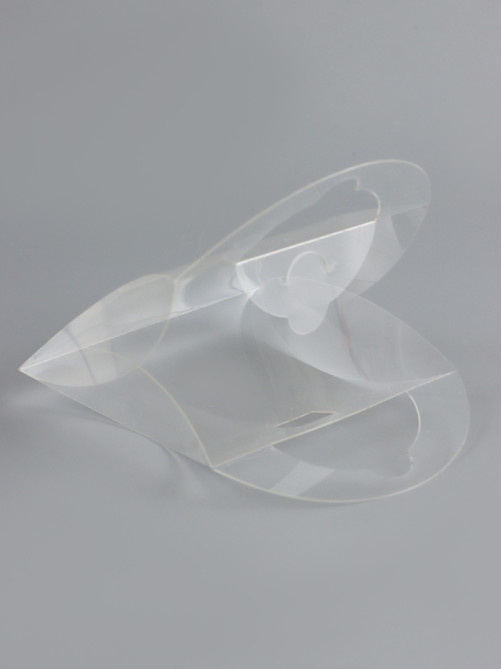Складная прозрачная коробка из PVC, для упаковки подарков, 11×9×2 см