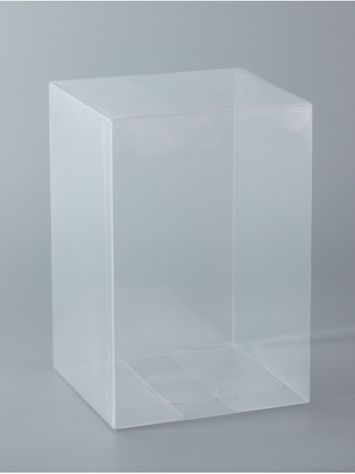 Складная прозрачная коробка из PVC, для упаковки подарков, 12×12×18 см