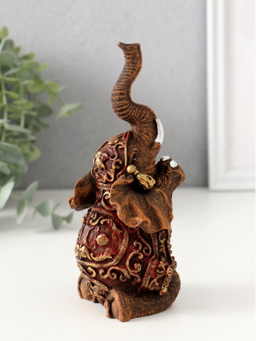 Фигурка полистоун «Слон африканский», 14.5×7.5×6 см