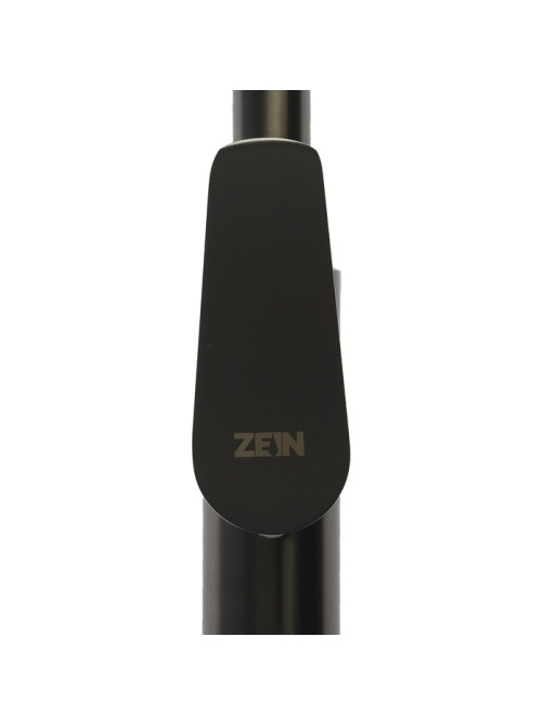 Смеситель для кухни ZEIN Z3826, однорычажный, высота излива 27 см, графит