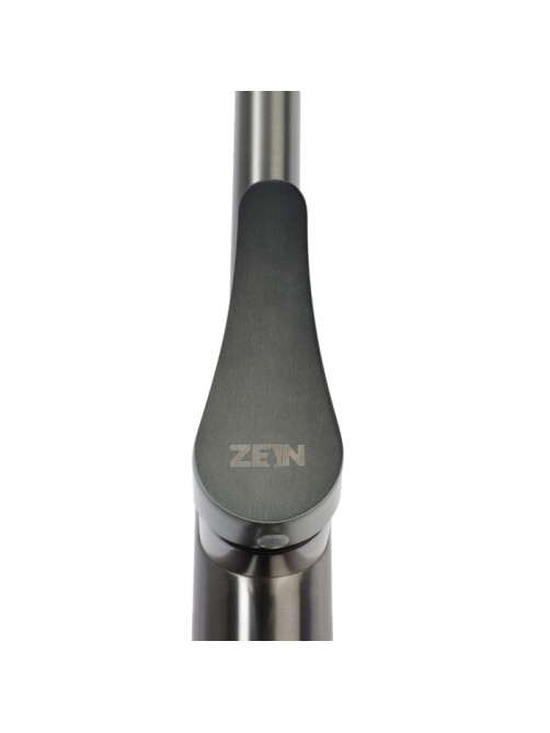 Смеситель для кухни ZEIN Z3765, однорычажный, высота излива 27.5 см, графит