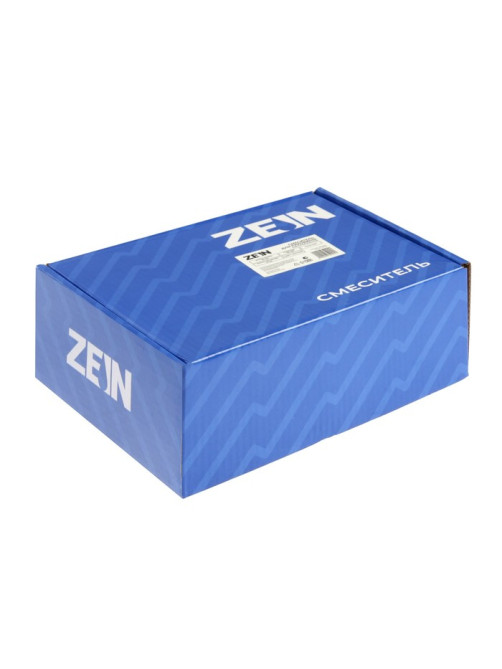 Смеситель для раковины ZEIN Z3717, однорычажный, длина излива 12 см, пластик, чёрный