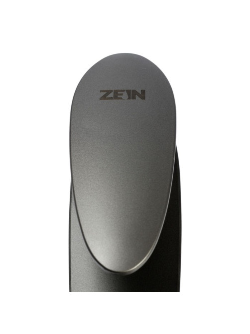 Смеситель для раковины ZEIN Z3660, однорычажный, высота излива 12 см, ABS-пластик, графит