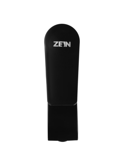 Смеситель для раковины ZEIN Z3717, однорычажный, длина излива 12 см, пластик, чёрный