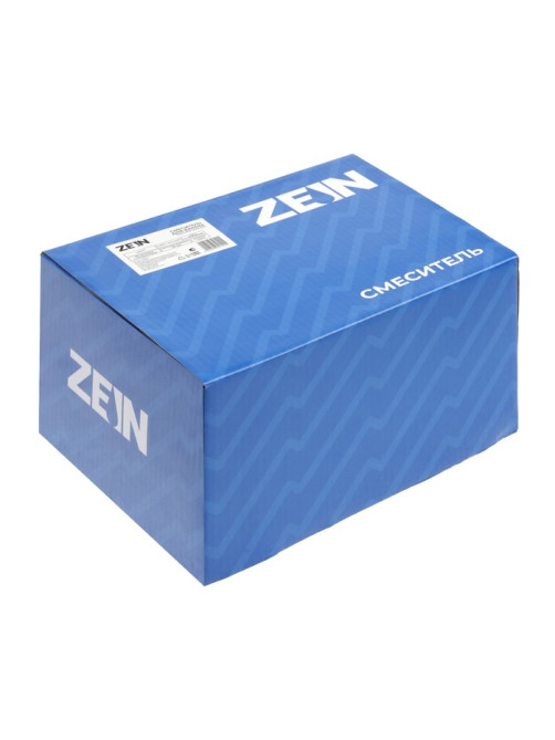 Смеситель для ванны ZEIN Z3841, однорычажный, душевой набор, лейка 5 режимов, черный