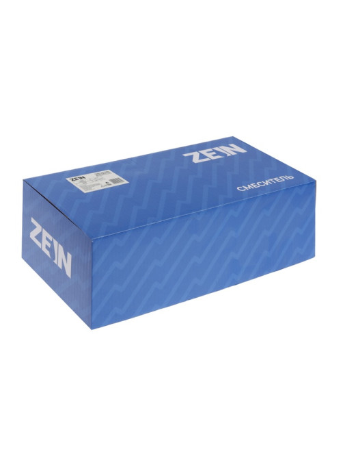 Смеситель для ванны ZEIN Z3726, двухвентильный, излив 30 см, лейка 3 режима, хром