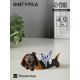 Фигурка «Такса с друзьями», 4.9×4.5×8.9 см