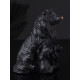Фигурка гипс «Колли», 10×7 см, чёрный