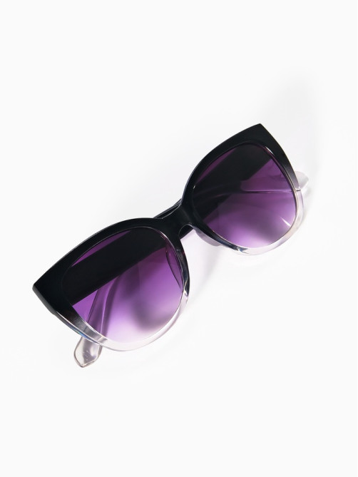 Очки солнцезащитные женские «OneSun. Кошачий глаз», uv 400, чёрный, фиолетовый