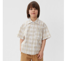 Рубашка для мальчика KAFTAN «Клетка», размер 32 (110-116 см)
