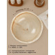 Соусник Magistro Organic brown, 60 мл, d=8 см, фарфор, бежевый
