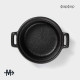 Соусник Magistro Black style, 125 мл, фарфор, чёрный