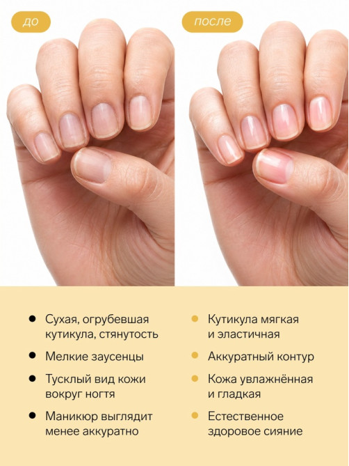 Масло для кутикулы в карандаше с миндальным маслом и экстрактом женьшеня, URAL LAB