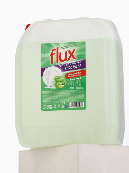 Гель для мытья посуды «Нежное алоэ», 5 л, FLUX