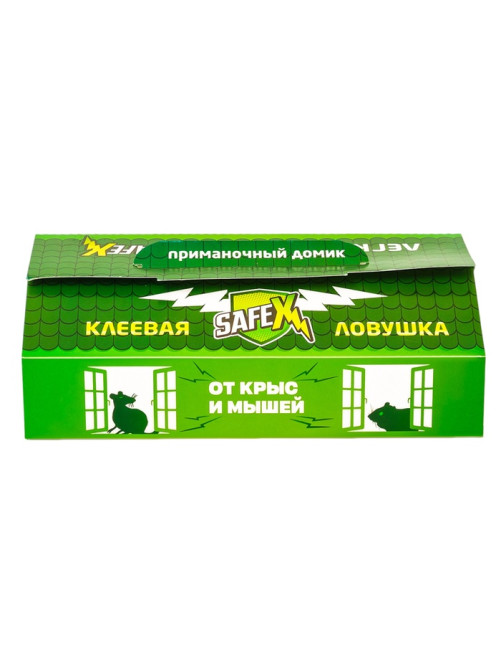 Клеевая ловушка Домик SAFEX, большая, с запахом арахиса, 1 шт.