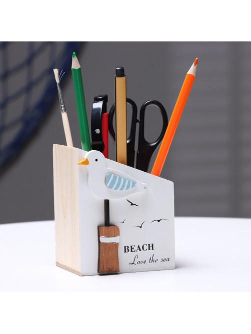 Карандашница TAKE IT EASY «Чайка» 10×8×6 см