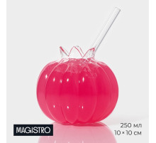 Бокал для коктейля Magistro «Гранат», 250 мл, 10×10 см, стекло, прозрачный