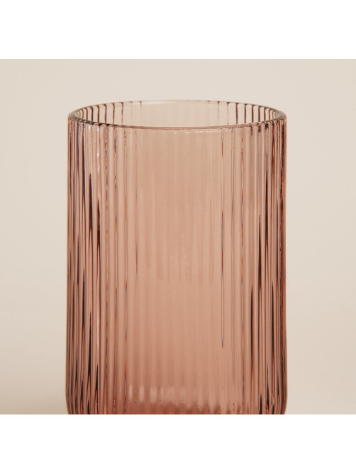 Стаканы SL Home «Модерн», 400 мл, 8×13 см, набор 6 шт., стекло, розовые