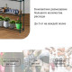 Стеллаж для рассады, 3 полки, 110×22×65 см, металлический каркас d=12 мм, без чехла, Greengo