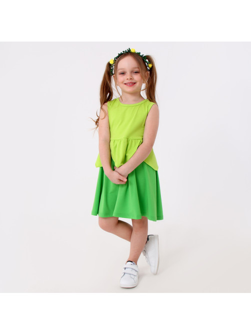 Карнавальный костюм «Сказочная фея», рост 98–104 см, платье, венок