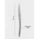 Набор столовых ножей Magistro Flow, 23.5 см, 6 шт., толщина 6 мм, нержавеющая сталь, серебристый