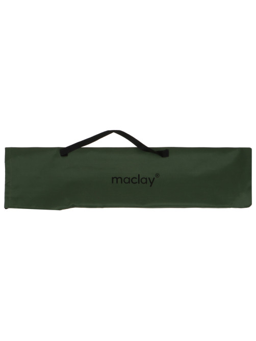 Кресло складное maclay, с подстаканником 48×48×76 см, до 100 кг, зелёное